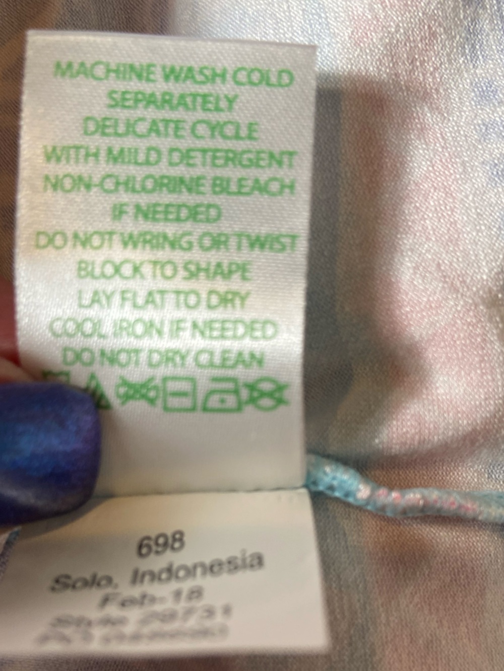Lily Pulitzer~NWT~Seasalt Blue~UPF 50+~Sophie Dress~3/4 Sleeve~Boat Neck~Size XS - Picture 15 of 16